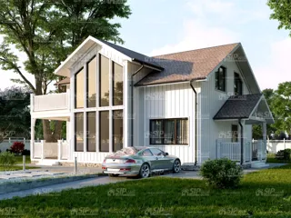 Haus nach Projekt „Stuttgart“, Dorf Shumilovo