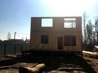Haus nach Projekt „Orléans“, Gebiet Moskau: Wandmontage