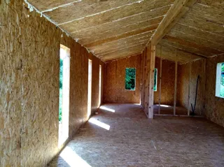 Haus nach Projekt „Barnhouse 33“, Dorf Seltso: Innenwände