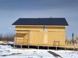 173 m² house built to a custom design, Rodniki: roofing
