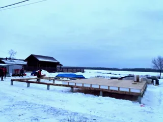 Özel projeye göre 104 m² ev, Kostroma bölgesi: 0 kotunda SIP panel zemin