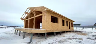 130 m² house built to a custom design, Ovchukhi village: interior partitions