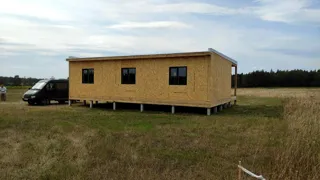 Haus 102 m², Projekt „Mistika - D“, Dorf Khrabrovo: Fenster und Türen