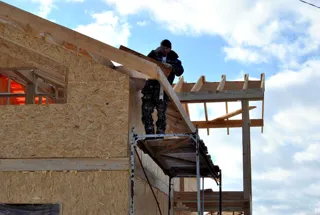 Haus nach Projekt „Townhouse - 1“, Ivanovo: Obergeschoss und Dachgeschoss