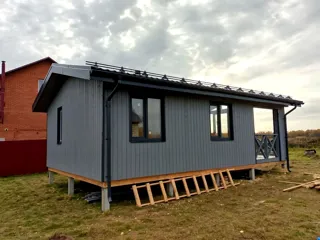Haus nach Projekt „Chalet 45“, Gebiet Kostroma: Fertiges Haus