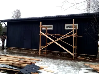 Garage 2 m² nach individuellem Entwurf, Region Twer: Fassadenverkleidung