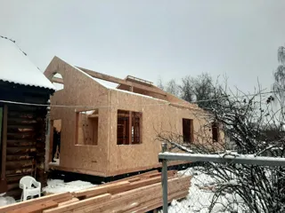 Custom-design house, Kostroma: wall assembly
