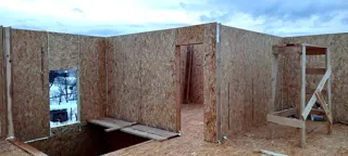 Haus 175 m² nach individuellem Projekt, Sarov: Wandmontage
