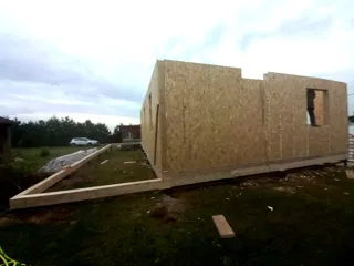 Haus 188 m² nach individuellem Projekt, Dorf Ivanovskoe: Wandmontage