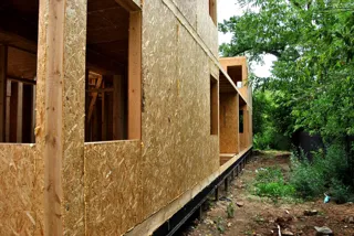 Haus nach Projekt „Pegas-2“, Gebiet Moskau: Wandmontage