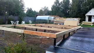 Haus nach Projekt „Finnisch 70“, Region Jaroslawl: Wandmontage