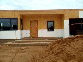 Haus 224 m² nach individuellem Projekt, Dorf Borovikovo: Fassadenverkleidung