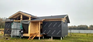 Haus nach individuellem Entwurf, Gebiet Iwanowo: fertiges Gebäude