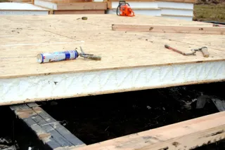 Haus nach Projekt „Metschta VB“, Dorf Ivantsevo: SIP-Boden auf Höhe 0