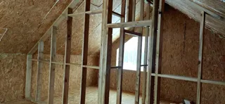 Haus 111 m² nach individuellem Projekt, Dorf Shchipousikha: Trennwände