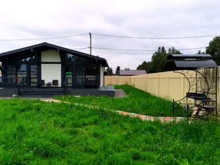 House based on the “Half-timbered 98” design, Borisovo village: completed house