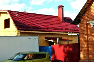 Anbau nach individuellem Entwurf, Gebiet Kostroma: fertiges Gebäude