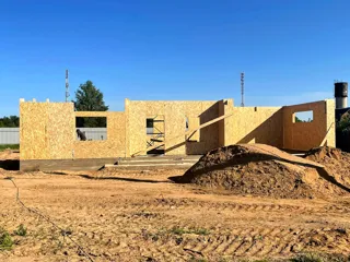 Haus 224 m² nach individuellem Projekt, Dorf Borovikovo: Wandmontage