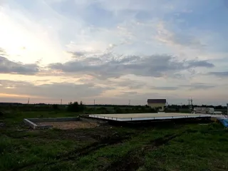 Haus nach Projekt „Gala“, Gebiet Iwanowo: Fundament und Grundrahmen