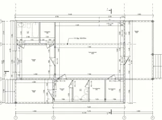 110 m² house built to a custom design, Leningrad Region: design floor plan