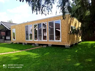 Haus 56 m² nach individuellem Projekt, Dorf Kleshchevo