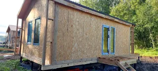 Özel projeye göre 53,5 m² ev, Leningrad bölgesi: tamamlanmış ev