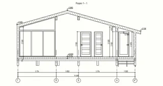 Haus nach individuellem Entwurf, Dorf Paneevo: Projektvisualisierung
