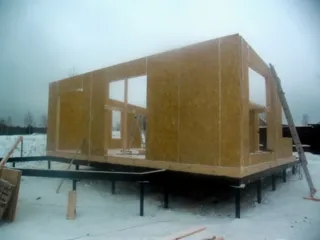 Haus nach individuellem Entwurf, Gebiet Moskau: Wandmontage