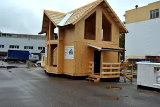 Haus nach Projekt „Musterhaus“, Yaroslavl: Wandmontage