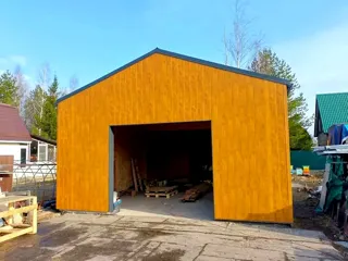 Garage nach individuellem Projekt, Gebiet Moskau: Fertiges Haus