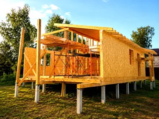 Haus 93,54 m² nach individuellem Projekt, Siedlung Karavaevo: Dach