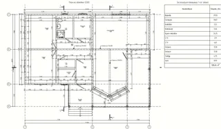 Custom-design house, Shurintsevo village: project floor plan