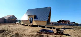 Custom-design house, Pavlikovo village: finished building
