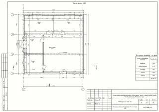 Haus 60 m² nach individuellem Projekt, Dorf Slobodka Sergiev: Projektgrundriss