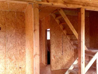 Haus nach Projekt „Radoniza“, Dorf Kryukovo: Innenwände
