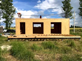 Haus nach Projekt „Mistika - S2.8“, Dorf Bolshaya Ivanovka