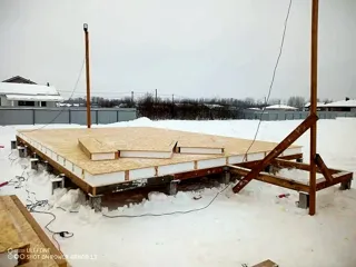 Özel projeli ev, Yaroslavl bölgesi: 0 kotunda SIP panel zemin