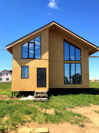 Haus nach Projekt „Akkord“, Siedlung Pervyy: Fertiges Haus