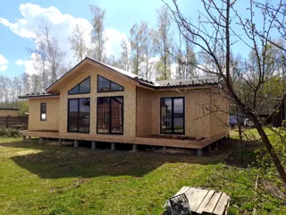 Haus nach Projekt „Arizona mini“, Gebiet Kostroma: Fertiges Haus