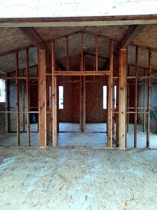 Haus 65,4 m² nach individuellem Projekt, Dorf Striznevo: Trennwände