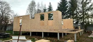 Haus 193 m² nach individuellem Projekt, Dorf Yaskino: Wandmontage