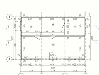 68 m² house, custom design, SNT “Ivolgi”: design floor plan