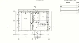 108 m² house built to a custom design, Maltsevo village: design floor plan
