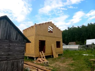 Ferienhaus nach Projekt „Kleines Ferienhaus“, SNT „Nadeschda-5“: Fertiges Haus