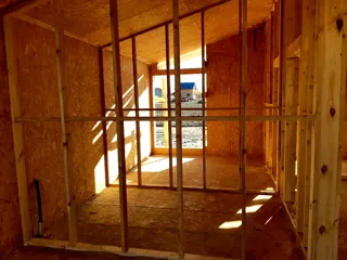 House, “Half-timbered 98” design, Borisovo village: interior partitions