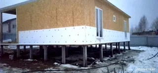 Haus nach Projekt „Mistika - K2.8“, Strunino: Fassadenverkleidung