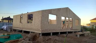 Haus 147 m², Projekt „Eger“, Siedlung Sosny: Wandmontage