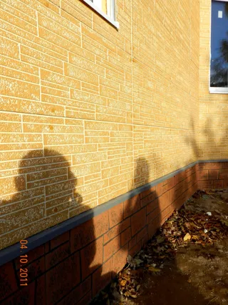 Haus nach individuellem Projekt, Gavrilov-Yam: Fassadenverkleidung