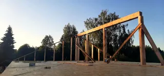 Haus 153,4 m² nach individuellem Projekt, Dorf Vereskunovo: Dach