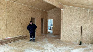 Haus nach Projekt „Barnhouse 110“, Ivanovo: Innenwände